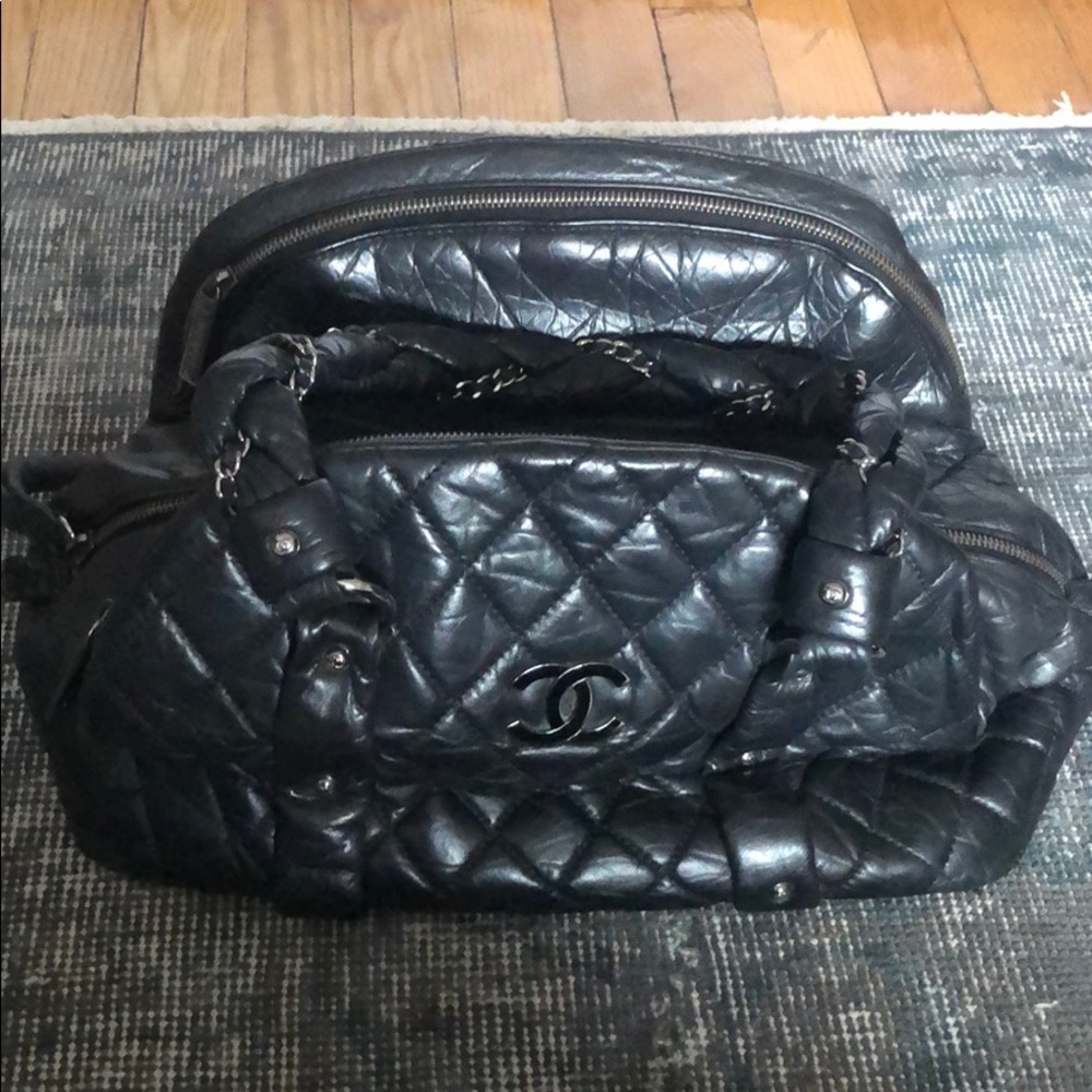 Chanel Lady Braid Bowler Bag Winter 2006 RARE